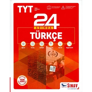 Sınav Yayınları TYT Türkçe 24 Adımda Konu Anlatımlı Soru Bankası