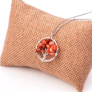 Taş Sandığı Akik Taşı Hayat Ağacı Kolye