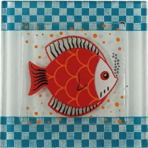 Cam Gider Kapağı Dekoratif Banyo Gider Süsü 10 x 10 cm