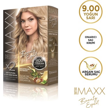 maxx deluxe beauty expert 9 00 yogun sari set boya fiyati