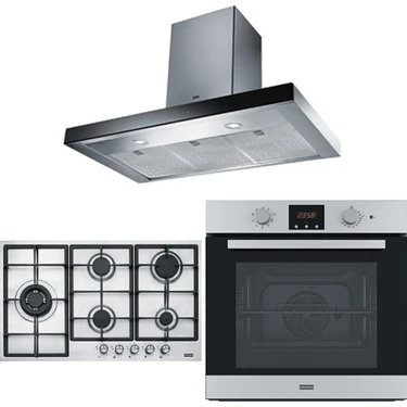 Franke Ankastre Set (Fcr 925 Tc BK/XS/900 Mythos Davlumbaz - Fhnl 905 4g Tc Xs Ocak - Fsl 86 H Xs