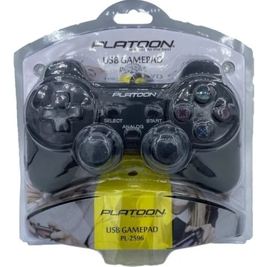 Platoon PL-2596 Pc Analog Dual Shock Vakumlu Game