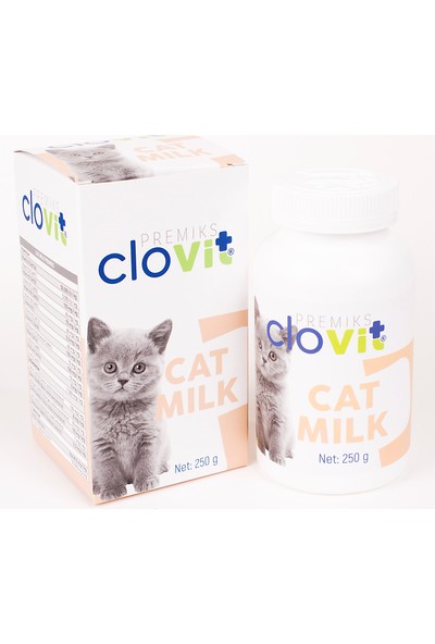 Clovit Cat Milk; Yavru Kediler Için Taurin Içeren Dengeli ve Besleyici Süt Tozu