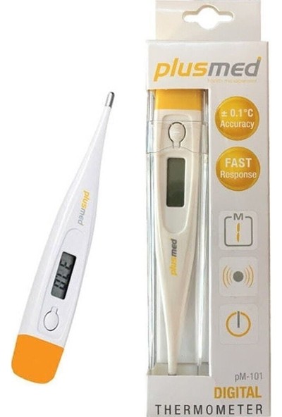Plus Med Plusmed Pm 101 Dijital Koltuk Altı Beden Derecesi Thermometer 3 Adet Kutuda 3 Adet