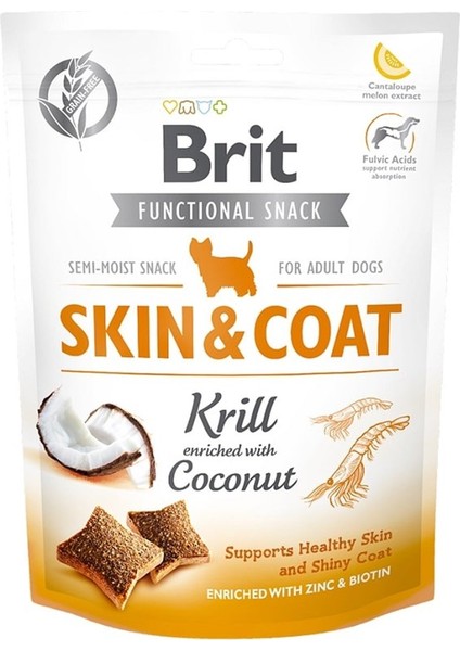 Function Snack Skin Coat Krill Köpek Ödülü 150GR 3'lü Set Idili