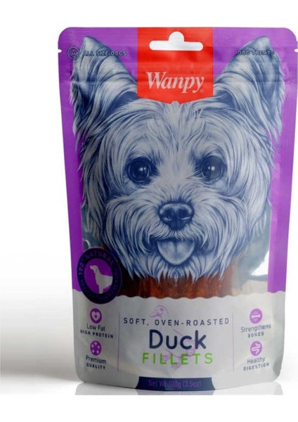 Yumuşak Ördek Filetoları Köpek Ödülü 100GR Idili