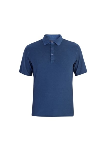 Polo Yaka Lacivert Işçi Lakoste T-Shirt