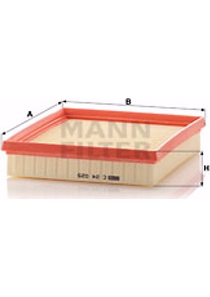 Bmw 3 318 I 2011-2018 Mann-Filter Hava Filtresi