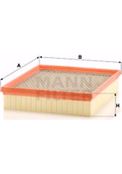 Vw Amarok 2.0 Bitdi 2010-2016 Mann-Filter Hava Filtresi fiyatları