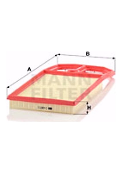 Vw Bora 1.4 16V 1998-2013 Mann-Filter Hava Filtresi fiyatları