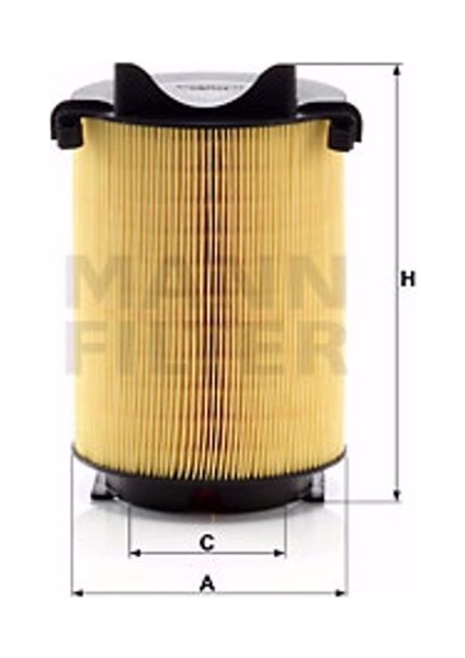 Seat Altea Xl 1.2 Tsi 2006-2009 Mann-Filter Hava Filtresi