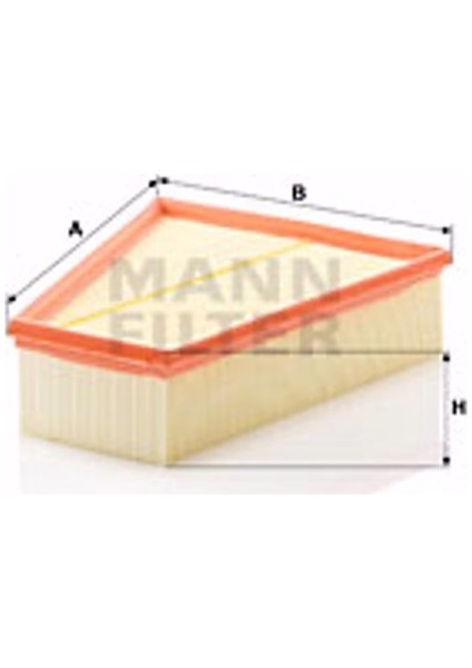 Ford Mondeo Iv 2.3 2007-2015 Mann-Filter Hava Filtresi fiyatları