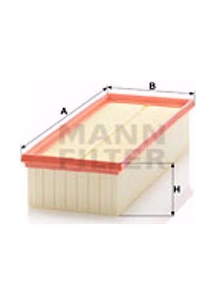 Vw Golf V 2.0 2007-2009 Mann-Filter Hava Filtresi fiyatları