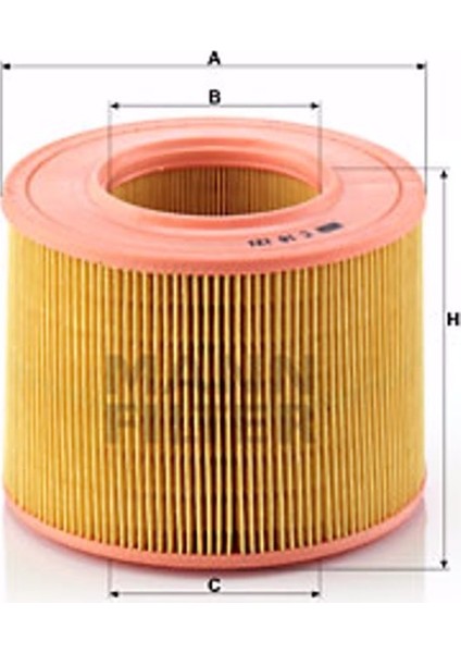 Renault Megane I 2.0 1996-2003 Mann-Filter Hava Filtresi fiyatları
