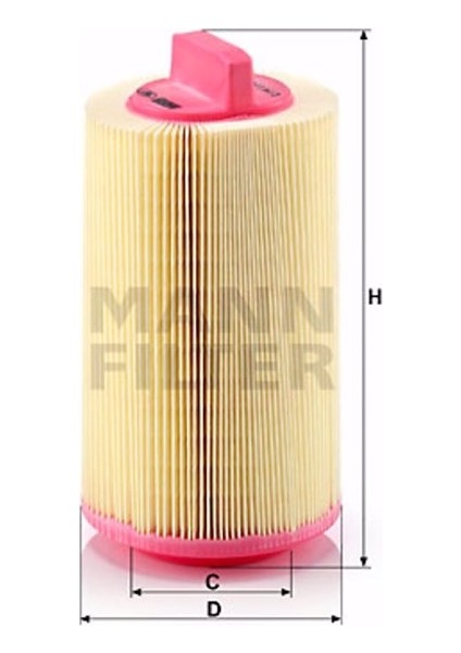 Mercedes-Benz Clk Cabrio Clk 200 Kompressor 2003-2010 Mann-Filter Hava Filtresi fiyatları
