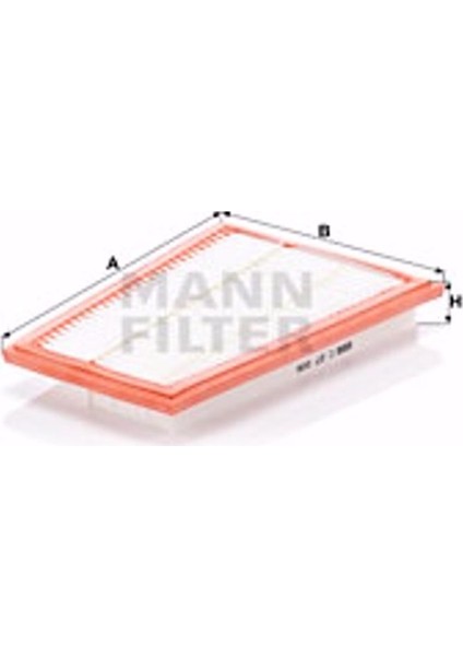 Mercedes-Benz Cls Cls 320 Cdi 2004-2010 Mann-Filter Hava Filtresi