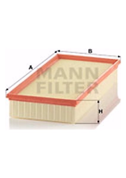 Vw Touareg 5.0 R50 Tdi 2002-2010 Mann-Filter Hava Filtresi fiyatları