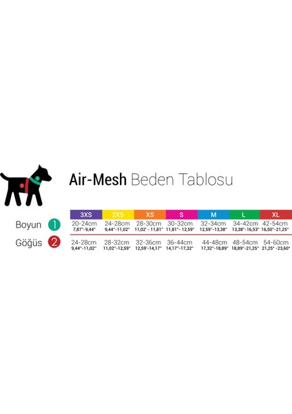 Airmesh Olive Göğüs Tasması