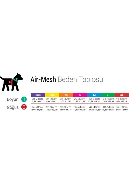 Tailpetz Airmesh Ocean Göğüs Tasması