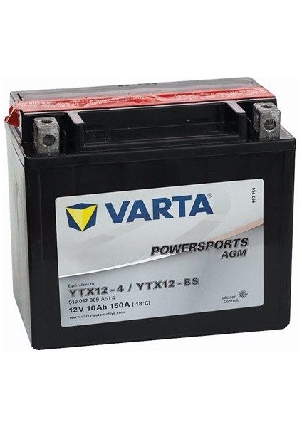 Sym Gts 300 Efı 11 Varta Ytx12-Bs Motosiklet Aküsü