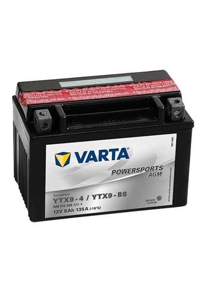 Yamaha X-Max 250 05-13 Varta Ytx9-Bs Motosiklet Aküsü