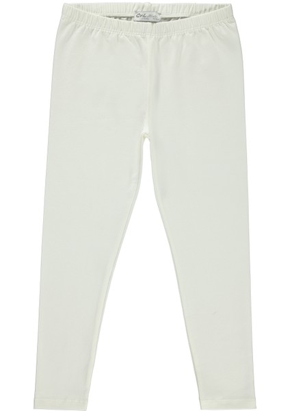 Cvl Civil Girls Kız Çocuk Uzun Tayt 6-9 Yaş Ekru