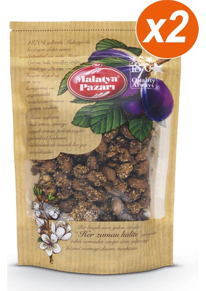 Malatya Pazarı Murat Palancı Yer Fıstık Kendy Susamlı Kilitli Paket 2 x 250 gr