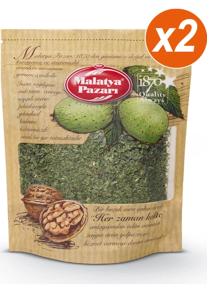 Malatya Pazarı Kuruyemişçilik Kuru Nane Kilitli Paket 2 x 100 gr