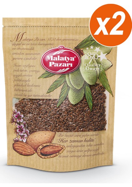 Malatya Pazarı Murat Palancı Keten Tohumu Kilitli Paket 2 x 100 gr