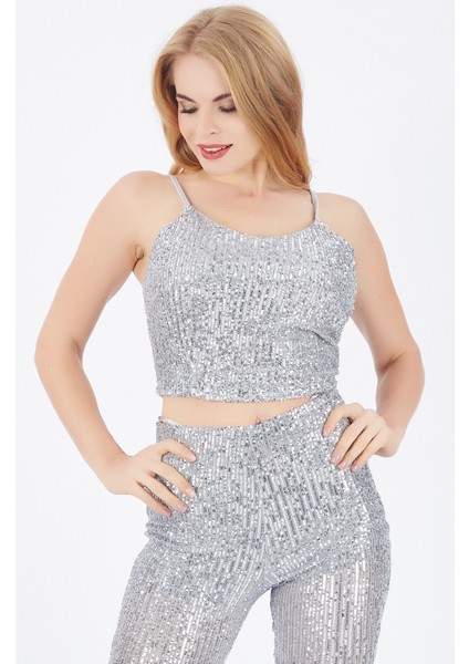 Astarli Croptop Askili BUSTIYER_BUS32491 Gri modelleri