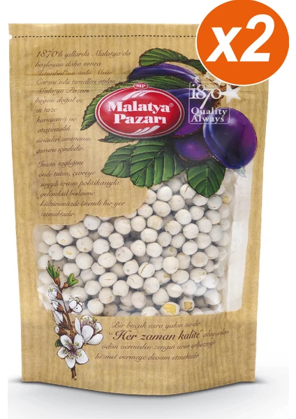 Malatya Pazarı Murat Palancı Beyaz Leblebi Kilitli Paket 2 x 250 gr