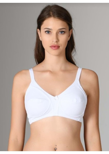 Kadın 350 Mikro Elestan Beyaz Toparlayıcı Sütyen