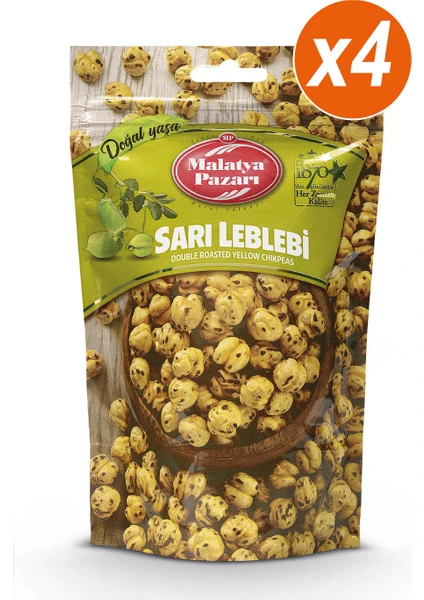 Malatya Pazarı Kuruyemişçilik Sarı Leblebi 4 x 180 gr