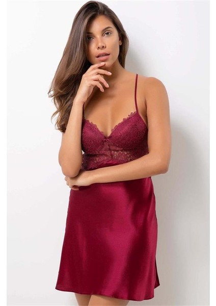 608 Gecelik - Bordo