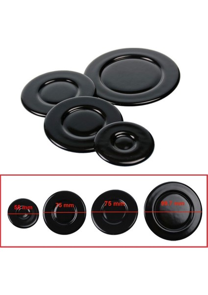 Minisan 4 Lü Bek Kapak Takımı Ankastre Set Üstü Ocak Bek Kapak Takım SÜ0007