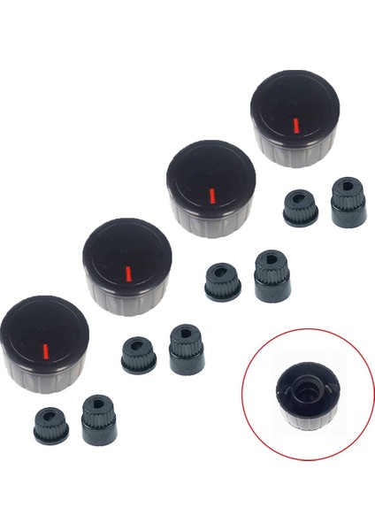 Universal Düğme 4 Lü Takımı Ankastre Set Üstü Ocak Düğmesi SÜ0014
