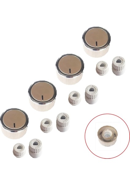 Cvs Düğme 4 Lü Takımı Ankastre Set Üstü Ocak Düğmesi SÜ0018