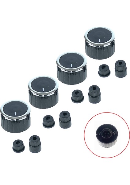 Eskay Düğme 4 Lü Takımı Ankastre Set Üstü Ocak Düğmesi SÜ0019