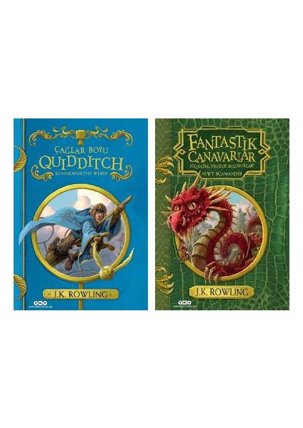 Harry Potter: Çağlar Boyu Quidditch - Harry Potter: Fantastik Canavarlar Nelerdir Nerede Bulunurlar - 2 Kitap - J. K. Rowling