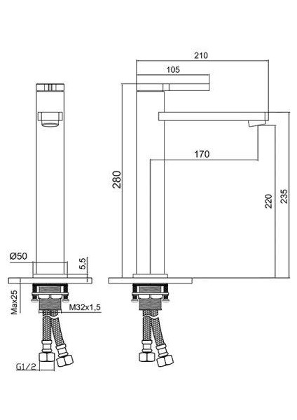 Bold Çanak Tipi Lavabo Bataryası Mat Altın fiyatları