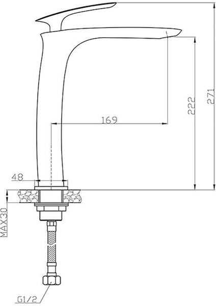 Slım Çanak Tipi Lavabo Bataryası fiyatları