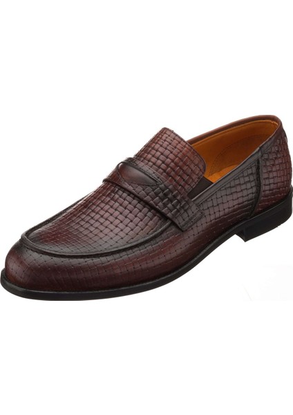 CS1997 Kahve Analin Üst Kalite El Işçiliği Erkek Ayakkabısı