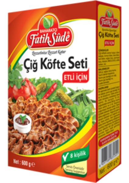 Etli Çiğ Köfte Seti 600 gr