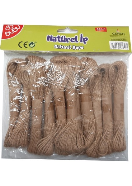 Naturel (Jüt) Ip 12 Adet KI0005
