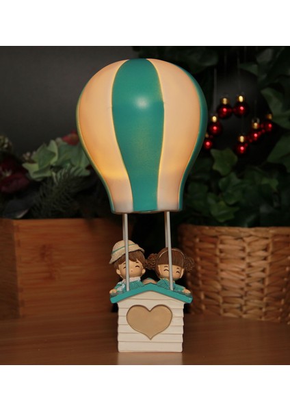Balondaki Sevgili Gece Lambası Mavi