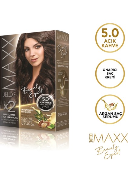 BEAUTY EXPERT 5.0 Açık Kahve Set Boya