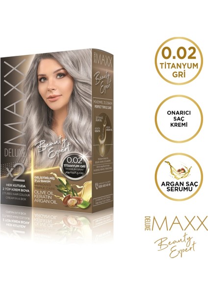 BEAUTY EXPERT 0.02 Titanyum Gri Set Boya