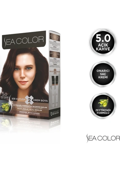 SEA COLOR 5.0  Açık Kahve Set Boya