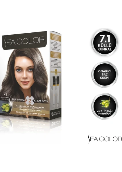 SEA COLOR 7.1  Küllü Kumral Set Boya