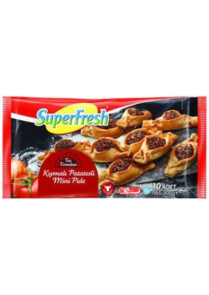S.fresh Mını Pıde Kıymalı-Patateslı 400 gr